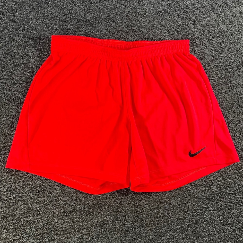 Nike Dri-FIT Park III Shorts Mens Medium Red Excellent Athletic Training BV6862